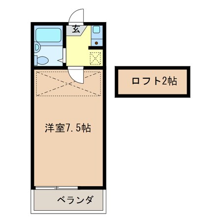 レオパレス鳴海第５の物件間取画像